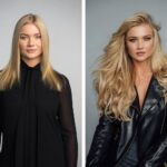 Extensiones de pelo antes y después en Fermín Peluqueros