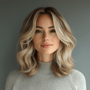 Balayage mechas rubias pelo corto