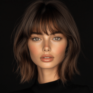 Cortes de pelo media melena modernos: tendencias 2025 para sorprender 10 media melena midi con flequillo