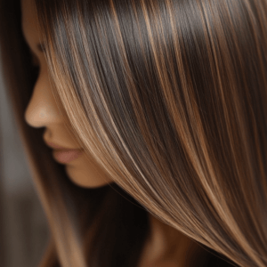 mechas balayage caramelo