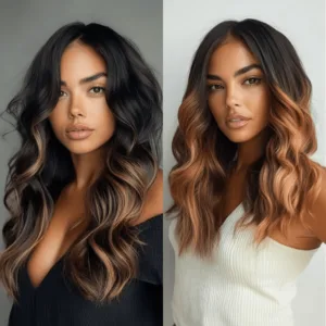 balayage cobrizo