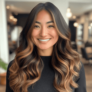 mechas balayage morenas