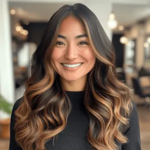 mechas balayage morenas