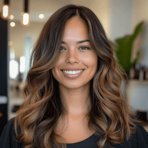 mechas balayage morenas