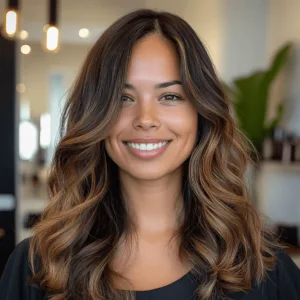 mechas balayage morenas