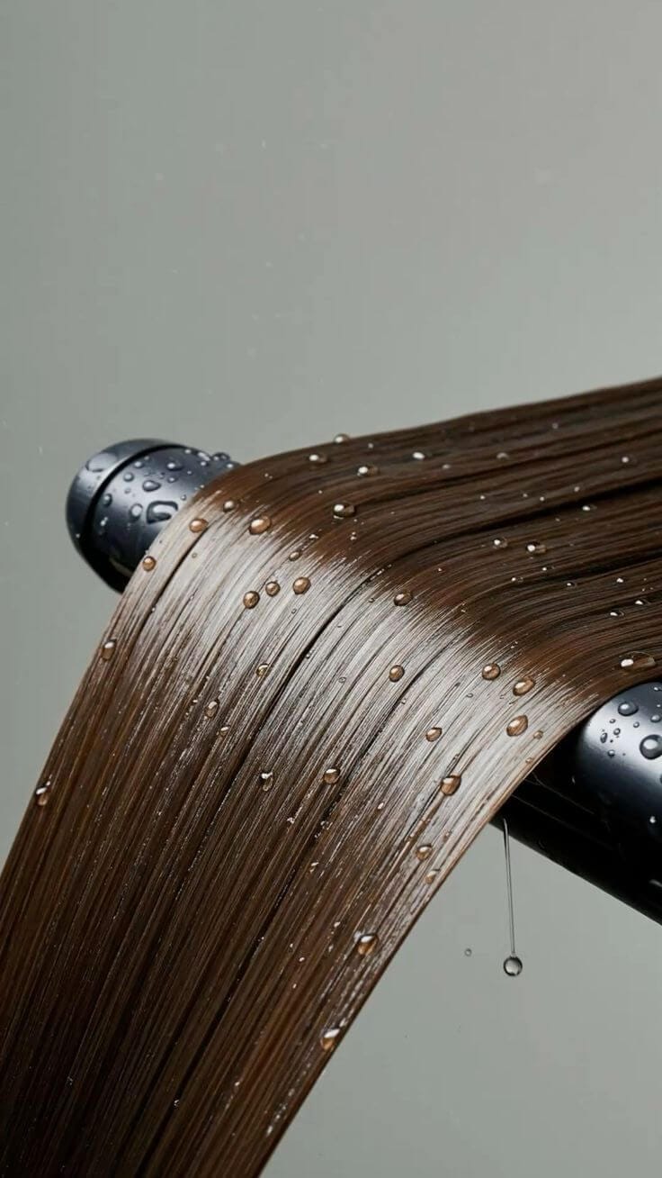 Botox capilar resultado final Fermín Peluqueros Oviedo