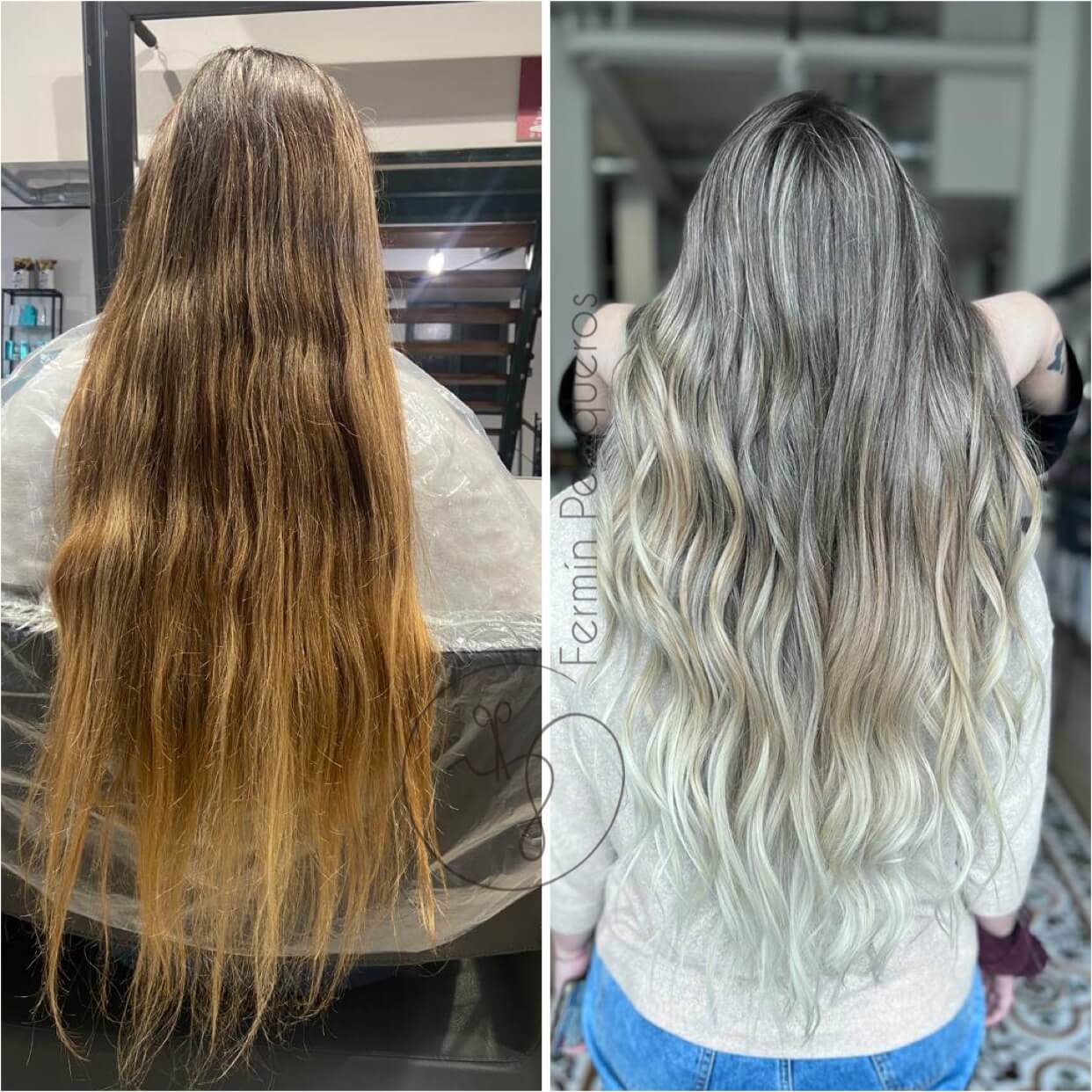 Balayage morenas Oviedo Fermín Peluqueros