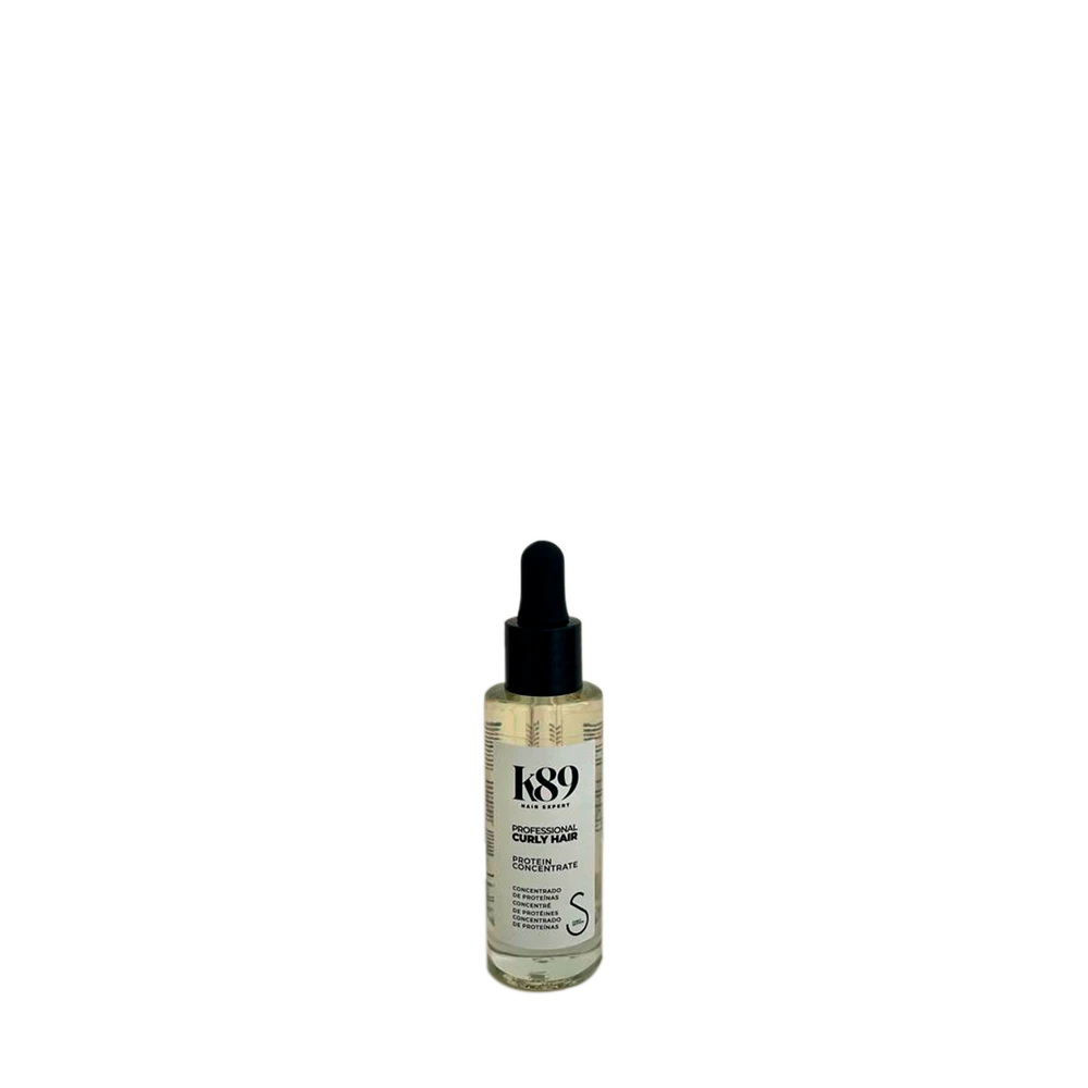 K89 Curly Protein Concentrate 30 ml · Concentrado de proteína para el cabello 1 Concentrado de proteína K89 Curly Protein Concentrate 30 ml