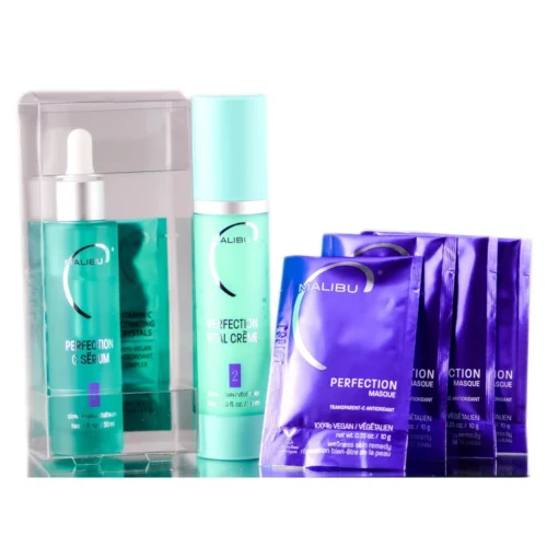 Pack Malibu C Perfection Face & Body Wellness: sérum, crema y mascarillas